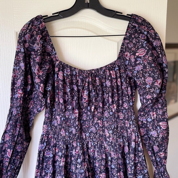 Christy Dawn Adelia Dress Rare Blooming Pomegranate Floral Cotton Maxi M NWT - Picture 5 of 11